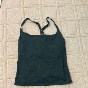Outdoor Voices dark green tank top